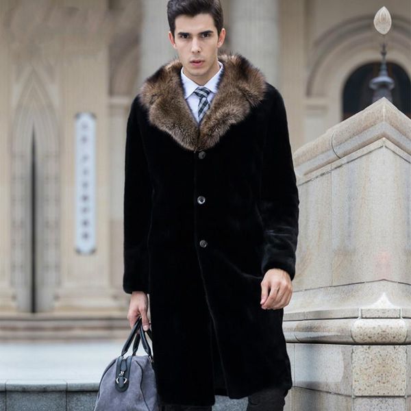 men's fur & faux 2021 winter men mink collar long coats male black outerwear plus size jacket 4xl 5xl 6xl
men's fur & faux 2021 winter men mink collar long coats male black outerwear plus size jacket 4xl 5xl 6xl