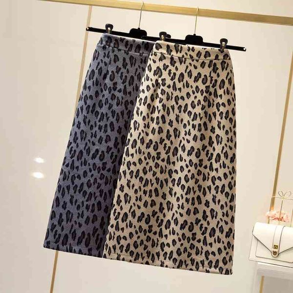 skirts autumn leopard slim hip back split long pencil knit gray khaki tube 5jeu, Black
skirts autumn leopard slim hip back split long pencil knit gray khaki tube 5jeu, Black