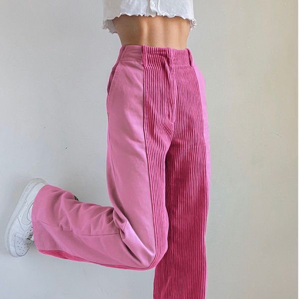 capri 2021 harajuku y2k e-girl long waist high straight autumn pants vintage 90s mended corduroy women's fashions, Black;white
capri 2021 harajuku y2k e-girl long waist high straight autumn pants vintage 90s mended corduroy women's fashions, Black;white