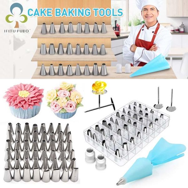 baking & pastry tools 42/48pcs good quality cake dessert decoration icing piping nozzles tips bag flower nails set kitchen zxh
baking & pastry tools 42/48pcs good quality cake dessert decoration icing piping nozzles tips bag flower nails set kitchen zxh