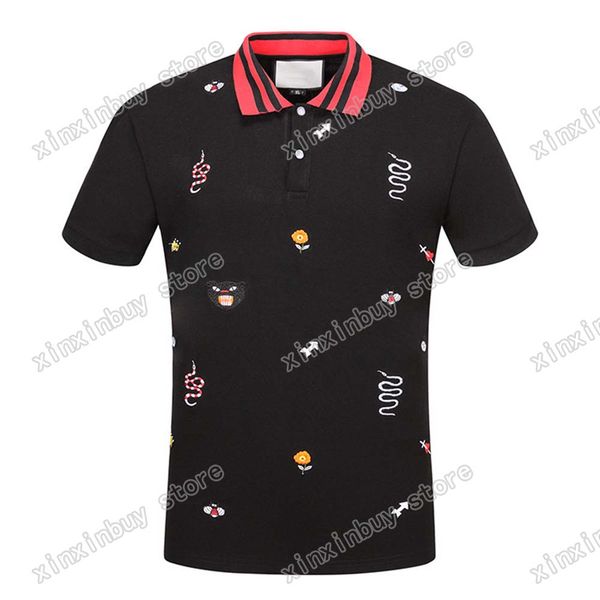 21ss mens polos summer cotton t-shirts tee tiger head embroidery streets short sleeve black white, White;black
21ss mens polos summer cotton t-shirts tee tiger head embroidery streets short sleeve black white, White;black