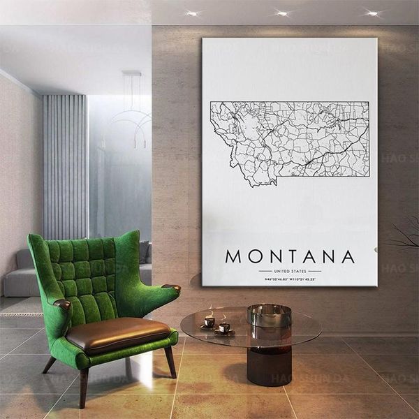 paintings montana state road map nordic living room decoration canvas poster modern home decor art print painting
paintings montana state road map nordic living room decoration canvas poster modern home decor art print painting
