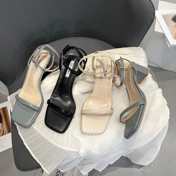 sandals elastic band block heels comfort shoes for women all-match buckle 2021 summer suit female beige slip-on chunky clea, Black
sandals elastic band block heels comfort shoes for women all-match buckle 2021 summer suit female beige slip-on chunky clea, Black