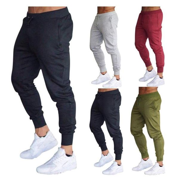 men's pants jogging men sport sweatpants running joggers cotton trackpants slim fit bodybuilding trouser, Black
men's pants jogging men sport sweatpants running joggers cotton trackpants slim fit bodybuilding trouser, Black