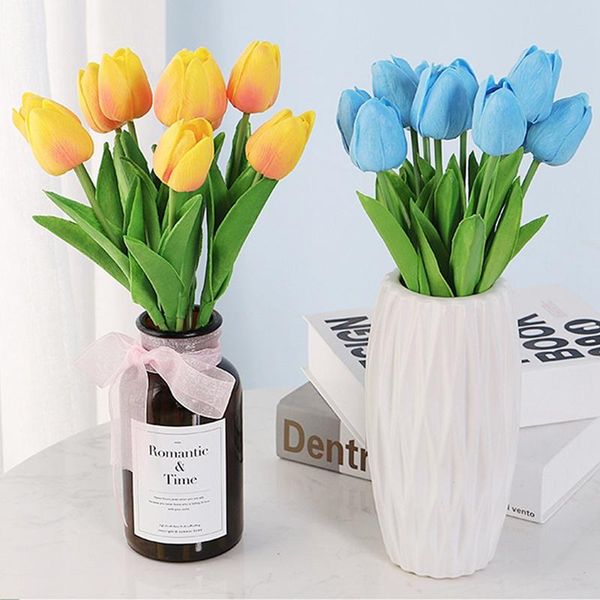 decorative flowers & wreaths 2pcs artificial latex real touch pu tulip flower bouquet for wedding home decoration diy crafts decor
decorative flowers & wreaths 2pcs artificial latex real touch pu tulip flower bouquet for wedding home decoration diy crafts decor