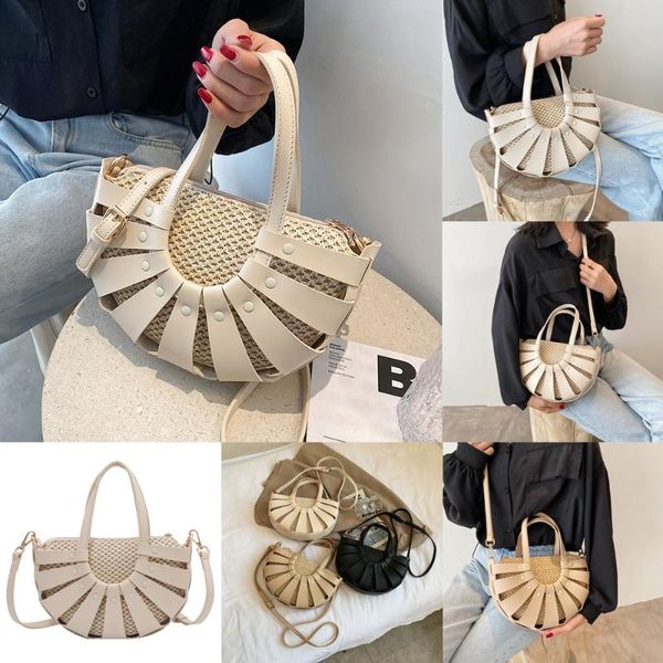 cross body straw semicircle design small tote bags for women 2021 summer lady beach shoulder crossbody simple bag female travel handbags
cross body straw semicircle design small tote bags for women 2021 summer lady beach shoulder crossbody simple bag female travel handbags