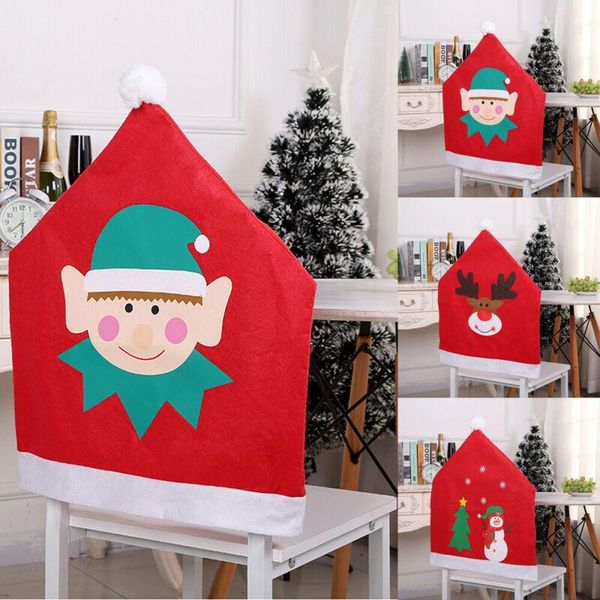 chair covers cover dinner dining table santa red cap ornament back christmas decor year supplies
chair covers cover dinner dining table santa red cap ornament back christmas decor year supplies