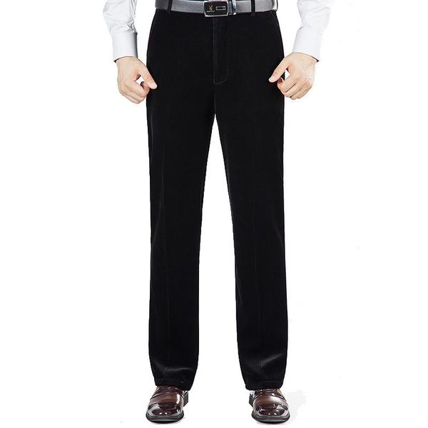 autumn and winter mens fashion casual pant high waist loose stretch men's pants corduroy middle-aged straight trouser, Black
autumn and winter mens fashion casual pant high waist loose stretch men's pants corduroy middle-aged straight trouser, Black