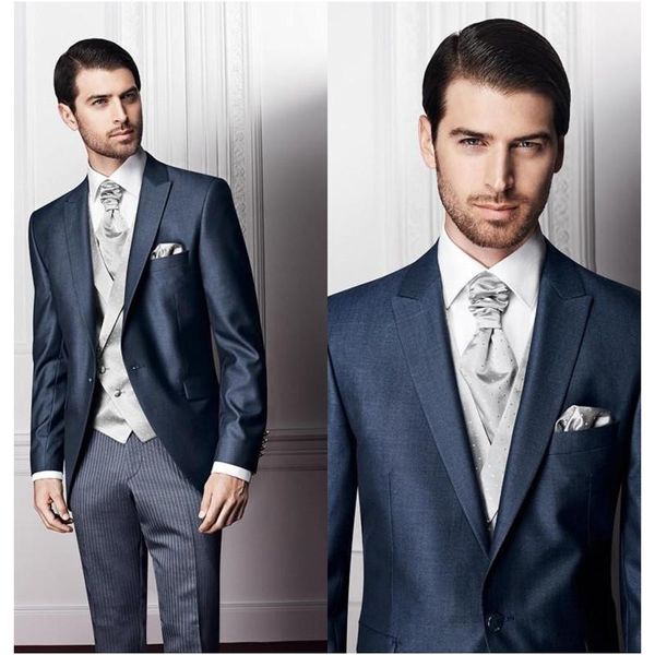 men's suits & blazers fashion men handsome one button peaked lapel 3pieces formal terno masculino custume made (jacket+pants+ve, White;black
men's suits & blazers fashion men handsome one button peaked lapel 3pieces formal terno masculino custume made (jacket+pants+ve, White;black