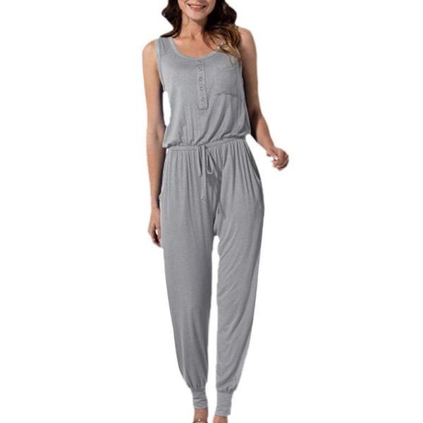 women's pants & capris women jumpsuit lady casual sleeveless jumpsuits one-piece solid long rompers o neck plus size summer loose strap, Black;white
women's pants & capris women jumpsuit lady casual sleeveless jumpsuits one-piece solid long rompers o neck plus size summer loose strap, Black;white