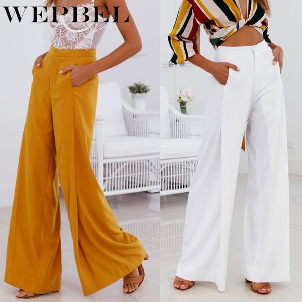 women's pants & capris wepbel high waist women solid color loose wide legs trousers fashion casual office lady plus size, Black;white
women's pants & capris wepbel high waist women solid color loose wide legs trousers fashion casual office lady plus size, Black;white
