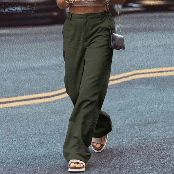 women's pants & capris vintage zipper solid pant elegant back elastic waist trouser women autumn office work pantalon palazzo female, Black;white
women's pants & capris vintage zipper solid pant elegant back elastic waist trouser women autumn office work pantalon palazzo female, Black;white