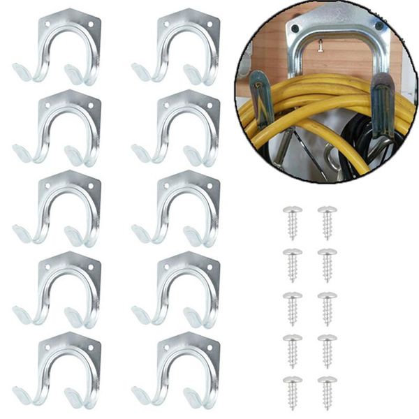 hooks & rails heavy duty metal hook garage organizer wall mount anti-slip storage for ladders garden tool
hooks & rails heavy duty metal hook garage organizer wall mount anti-slip storage for ladders garden tool