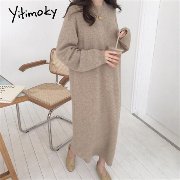 casual dresses yitimoky thick knit sweater long for women fall winter 2021 o-neck loose pullovers sleeve midi dress red black, Black;gray
casual dresses yitimoky thick knit sweater long for women fall winter 2021 o-neck loose pullovers sleeve midi dress red black, Black;gray