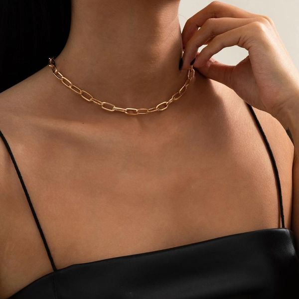 chains punk cuban curb chain necklace choker for women gold color geometric pendant necklaces boho maxi statement party jewelry 2021, Silver
chains punk cuban curb chain necklace choker for women gold color geometric pendant necklaces boho maxi statement party jewelry 2021, Silver