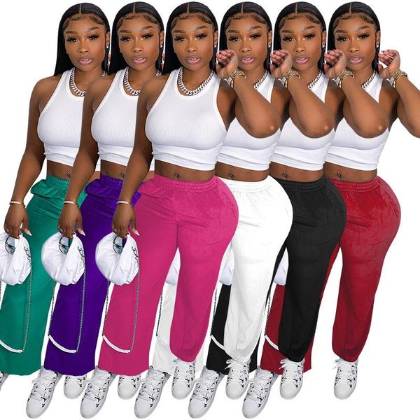 women's pants & capris casual velvet crago solid high waist wide leg flare women outfit active autumn sweatpants trousers, Black;white
women's pants & capris casual velvet crago solid high waist wide leg flare women outfit active autumn sweatpants trousers, Black;white