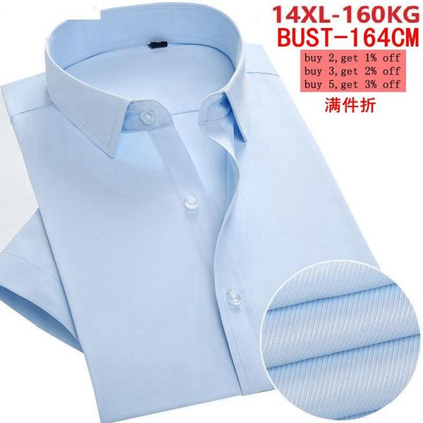 men's dress shirts large size short sleeve lapel blue shirt xl 10xl 11xl 12xl 13xl 14xl business office summer 7 color, White;black
men's dress shirts large size short sleeve lapel blue shirt xl 10xl 11xl 12xl 13xl 14xl business office summer 7 color, White;black