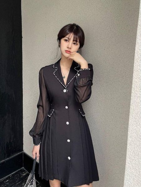 fashion women 2021 spring dress luxury european design party style casual dresses, Black;gray
fashion women 2021 spring dress luxury european design party style casual dresses, Black;gray