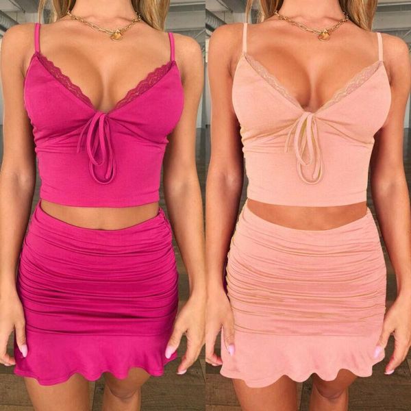 two piece dress fashion women's sets ruffles summer 2 set crop short package hip skirt skirts for female women, White
two piece dress fashion women's sets ruffles summer 2 set crop short package hip skirt skirts for female women, White