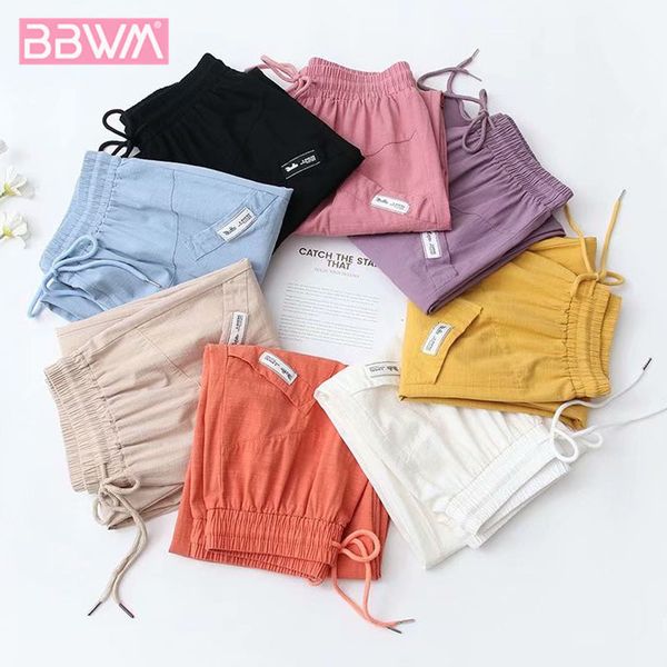 retro literary cotton and linen elastic waist with harlan women's casual pants harajuku chic sweet candy color female pants 210507, Black;white
retro literary cotton and linen elastic waist with harlan women's casual pants harajuku chic sweet candy color female pants 210507, Black;white