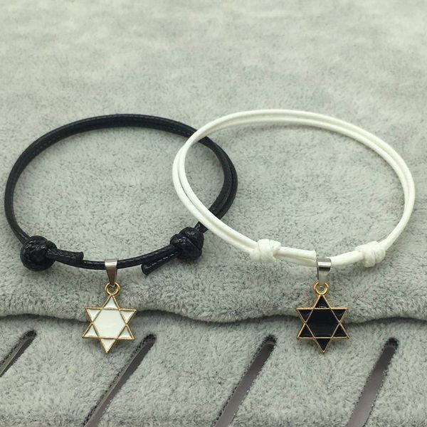new fashion paired bracelets for women and men couple bracelets black and white handmade rope chain stars charm bracelet, Golden;silver
new fashion paired bracelets for women and men couple bracelets black and white handmade rope chain stars charm bracelet, Golden;silver
