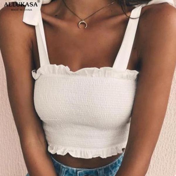 women's tanks & camis women tube crop bow tie strap ruched tank lettuce edge elastic 17 colors 2021 summer autumn, White
women's tanks & camis women tube crop bow tie strap ruched tank lettuce edge elastic 17 colors 2021 summer autumn, White