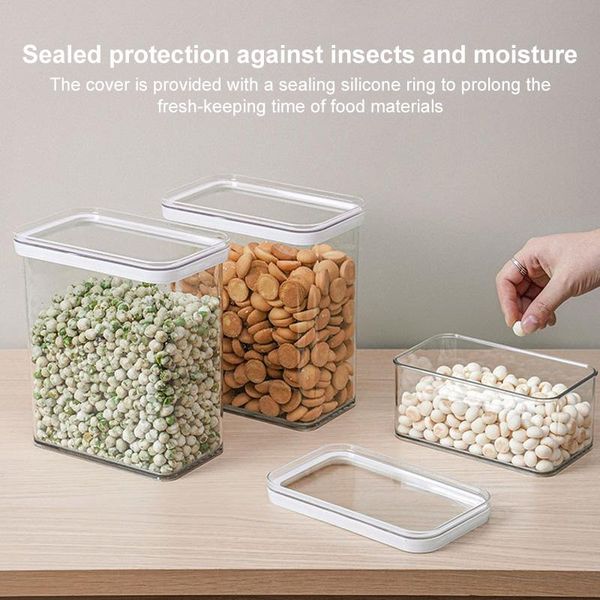 kitchen hanging transparent square sealed tank moisture-proof grain storage spice coffee bean bottles & jars
kitchen hanging transparent square sealed tank moisture-proof grain storage spice coffee bean bottles & jars