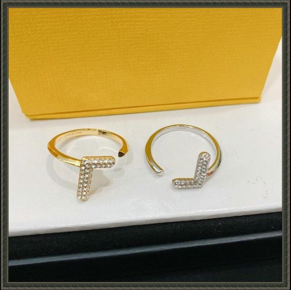 21 luxury designer rings anillo letters gold white ring anello women diamond rings bague ringe fashion jewelry alliance alianza ein ehering, Golden;silver
21 luxury designer rings anillo letters gold white ring anello women diamond rings bague ringe fashion jewelry alliance alianza ein ehering, Golden;silver