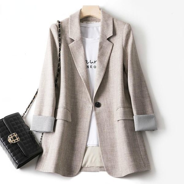 women's suits & blazers women trendy patchwork korean chic spring loose pockets ladies elegant coats single button minimalist plus siz, White;black
women's suits & blazers women trendy patchwork korean chic spring loose pockets ladies elegant coats single button minimalist plus siz, White;black