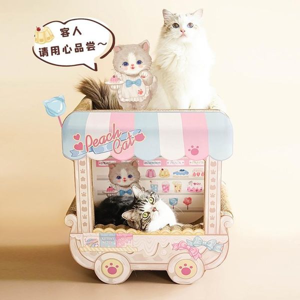 cat beds & furniture cute meow dessert car dolla model large double scratch board corrugated paper can play and sleep
cat beds & furniture cute meow dessert car dolla model large double scratch board corrugated paper can play and sleep