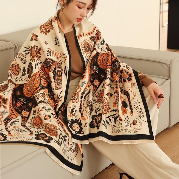 hats, scarves & gloves sets luxury design horse scarf women thick warm winter cashmere shawl lady wrap female blanket poncho bufand, Blue;gray
hats, scarves & gloves sets luxury design horse scarf women thick warm winter cashmere shawl lady wrap female blanket poncho bufand, Blue;gray