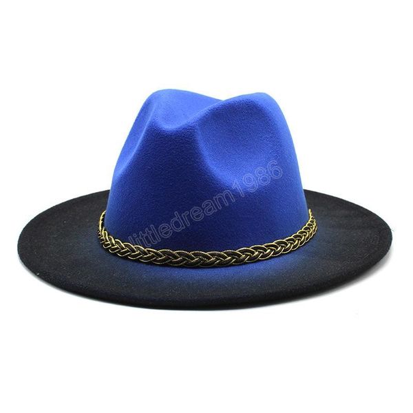 felt fedora hats for women men jazz panama hat men's women's hat fedoras bulk woman man wide brim cap female male caps, Blue;gray
felt fedora hats for women men jazz panama hat men's women's hat fedoras bulk woman man wide brim cap female male caps, Blue;gray