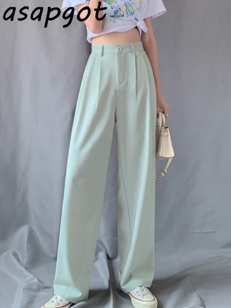 pants & capris 5color loose plus size high waist black suit wide leg pant women straight drop pantalones mujer wild 210429, Black;white
pants & capris 5color loose plus size high waist black suit wide leg pant women straight drop pantalones mujer wild 210429, Black;white