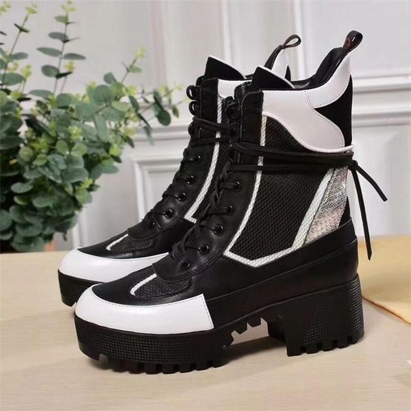 boots luxury womens fashion punk style platform wedge shoes women lace up high heel ankle designer thick woman, Black
boots luxury womens fashion punk style platform wedge shoes women lace up high heel ankle designer thick woman, Black