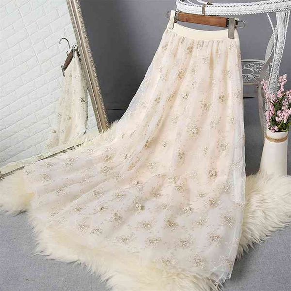summer arrival elastic high waist slimming simple pure color all-match women a-line mesh long skirt 210527, Black
summer arrival elastic high waist slimming simple pure color all-match women a-line mesh long skirt 210527, Black