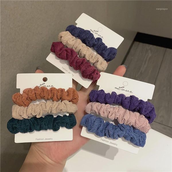 3pcs/set women girls vintage solid corduroy skinny hair scrunchies simple elastic rope ponytail holder accessories1
3pcs/set women girls vintage solid corduroy skinny hair scrunchies simple elastic rope ponytail holder accessories1