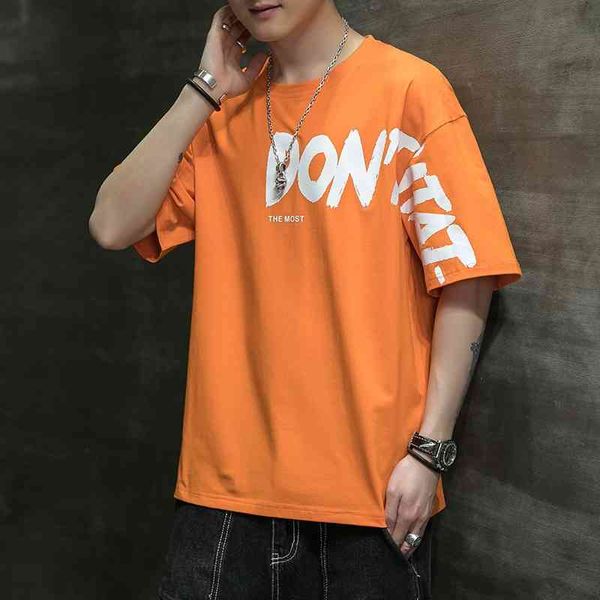men's 2021 summer short sleeve fashion men's korean ins printed cotton base shirt t-shirt, White;black
men's 2021 summer short sleeve fashion men's korean ins printed cotton base shirt t-shirt, White;black