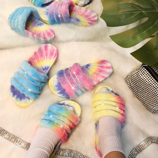 women plus size slippers 2021 fall summer shoes gradient fur sandals flat shoe flip flops outdoors rhinestone indoor scuffs comfortable tie, Black
women plus size slippers 2021 fall summer shoes gradient fur sandals flat shoe flip flops outdoors rhinestone indoor scuffs comfortable tie, Black