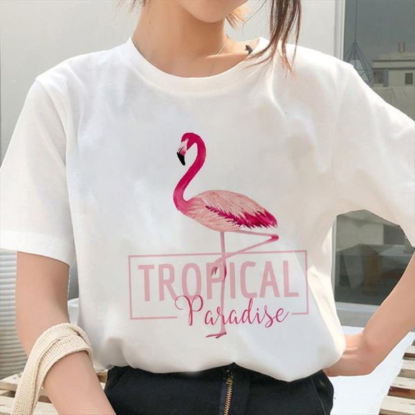 harajuku fashion summer lovely women t shirts flamingo printing casual white short sleeve clothing
harajuku fashion summer lovely women t shirts flamingo printing casual white short sleeve clothing