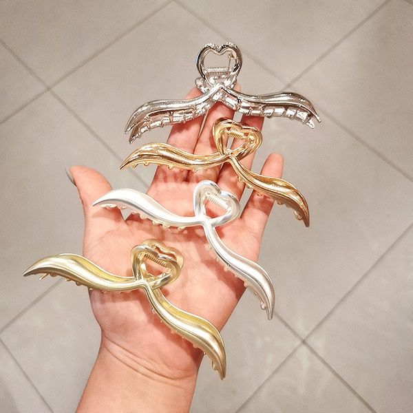 fashion metal simple versatile large geometry love hairpin barrette for women girl child accessories headwear, Slivery;white
fashion metal simple versatile large geometry love hairpin barrette for women girl child accessories headwear, Slivery;white
