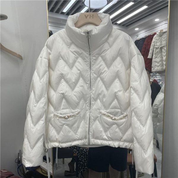 women's down & parkas ultra light 90% white duck warm jacket 2021 winter casual short thicken parka female loose coat outwear, Black
women's down & parkas ultra light 90% white duck warm jacket 2021 winter casual short thicken parka female loose coat outwear, Black