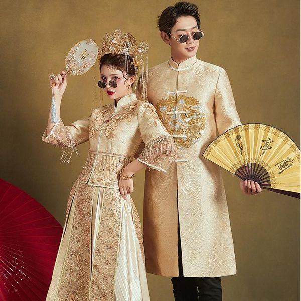 ethnic clothing champagne lovers marriage set exquisite bride wedding dress elegant slim cheongsam temperament toast plus size 5xl 6xl, Red
ethnic clothing champagne lovers marriage set exquisite bride wedding dress elegant slim cheongsam temperament toast plus size 5xl 6xl, Red