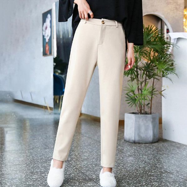women's pants & capris 2021 winter autumn high waist pencil casual solid harem female warm long trousers, Black;white
women's pants & capris 2021 winter autumn high waist pencil casual solid harem female warm long trousers, Black;white