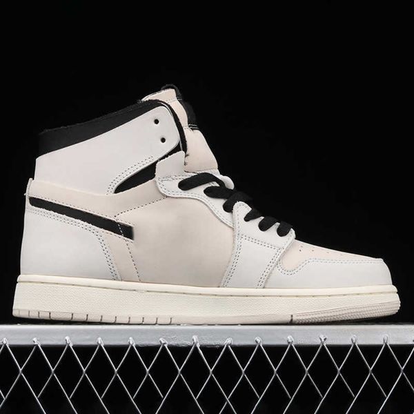 (boxed) men's jumpman 1 basketball shoes and women's pearl milk tea outdoor casual sports