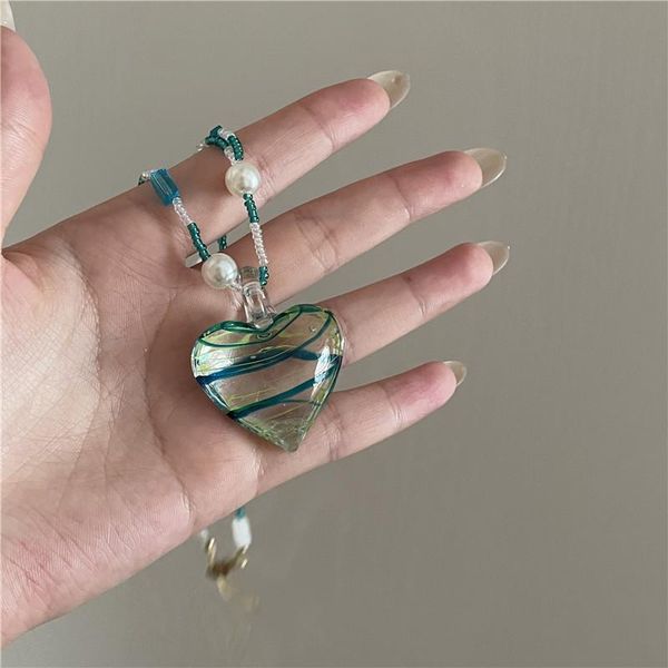 pendant necklaces 2021 trend kpop lovely beaded pearl resin acrylic heart clavicle chain necklace for women girls aesthetic jewelry, Silver
pendant necklaces 2021 trend kpop lovely beaded pearl resin acrylic heart clavicle chain necklace for women girls aesthetic jewelry, Silver