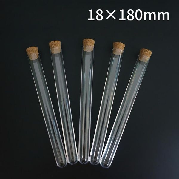 lab supplies 20pcs 50pcs 100pcs 18x180mm clear plastic test tubes with corks sers wedding favor gift tube laboratory school
lab supplies 20pcs 50pcs 100pcs 18x180mm clear plastic test tubes with corks sers wedding favor gift tube laboratory school