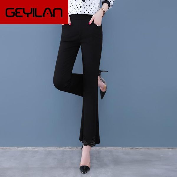 women's pants & capris igh waist micro-flared spring and autumn lace stitching casual korean stretch was thin nine-point, Black;white
women's pants & capris igh waist micro-flared spring and autumn lace stitching casual korean stretch was thin nine-point, Black;white