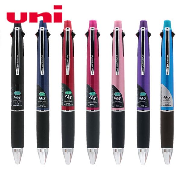 ballpoint pens 1pcs uni jetstream msxe5-1000 4-in-1 multifunction pen 0.5/0.7/0.38mm (black, blue, red, green) + 0.5mm pencil, Blue;orange
ballpoint pens 1pcs uni jetstream msxe5-1000 4-in-1 multifunction pen 0.5/0.7/0.38mm (black, blue, red, green) + 0.5mm pencil, Blue;orange