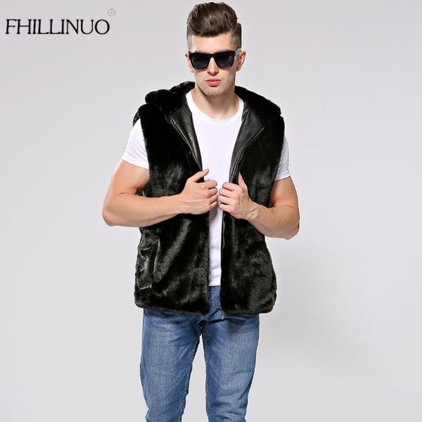 men's fur & faux winter men vest hoodie hooded thick warm waistcoats sleeveless coat outerwear male jackets solid, Black
men's fur & faux winter men vest hoodie hooded thick warm waistcoats sleeveless coat outerwear male jackets solid, Black