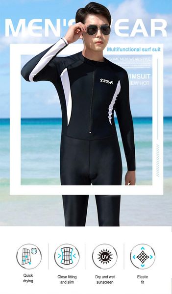 one-piece suits one piece swimsuit men's long trousers sleeved training diving suit
one-piece suits one piece swimsuit men's long trousers sleeved training diving suit